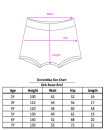 Little Girls 2Y-7Y Set of 3 Boxer Briefs Underwear combed cotton - PJ102-Mermaid group H370